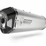 Silencieux MIVV Delta Race inox/casquette carbone Kawasaki Versys 1000