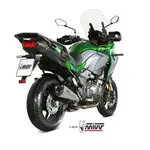 Silencieux MIVV Delta Race inox/casquette carbone Kawasaki Versys 1000