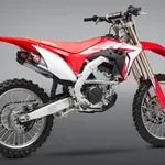 Ligne complète YOSHIMURA RS-9E inox/silencieux double inox/casquette carbone Honda CRF250R