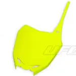 Plaque numéro frontale UFO jaune fluo Suzuki RM-Z250