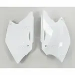 Plaques latérales UFO blanc Suzuki RM-Z250
