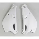 Plaques latérales UFO blanc Yamaha YZ80LC/LW