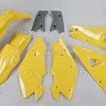 Kit plastique UFO couleur origine jaune/gris Husqvarna CR125/250
