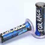 Revêtements de poignée For Race POLINI noir/bleu