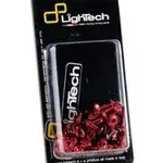 Kit vis de carénage LIGHTECH rouge alu (61 pièces) Mv Augusta F4 750/1000