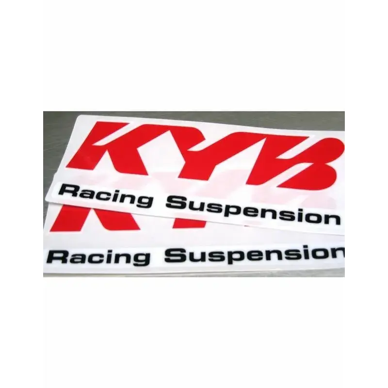 Kit autocollants KYB rouge