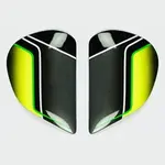 PLATINE ECRAN ARAI SAJ ELECTRIC GREEN CASQUE INTEGRAL