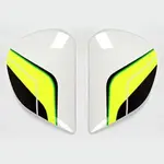Plaques pivot ARAI Super AdSis J (LRS) Flow Green pour casques Axces II