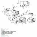 Grille ventilation arai casque off-road tickle blue