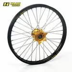 Roue avant complète HAAN WHEELS 21x1,60x36T jante noir/moyeu or