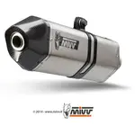 Silencieux MIVV Speed Edge inox/casquette carbone Suzuki DL650 V-Strom