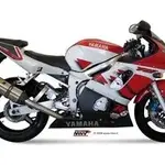 Silencieux MIVV Suono inox/casquette carbone Yamaha YZF-R6