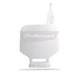 Plaque numéro frontale Polisport blanc Yamaha YZ80/YZ85