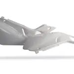 Plaques latérales Polisport blanc Honda CR125R/CR250R