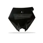 Plaque numéro frontale Polisport noir KTM