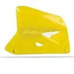 Ouïes de radiateur Polisport jaune Suzuki RM85