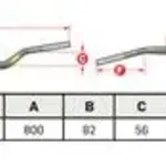 Guidon avec barre PRO TAPER Seven Eighths CR Mid noir - Ø22,2 mm