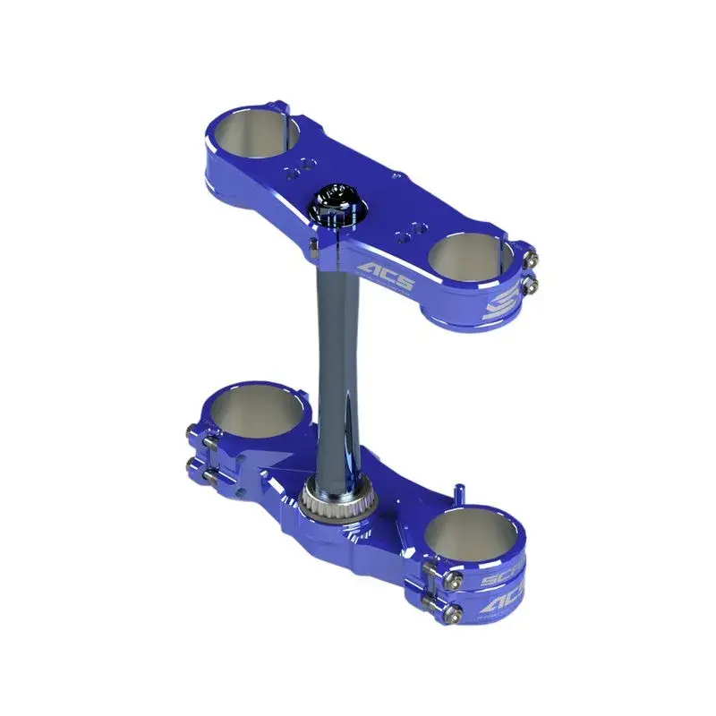 Té de fourche SCAR offset 16mm bleu KTM Husqvarna