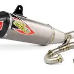 Ligne complète PRO CIRCUIT T-6 inox/silencieux titane/casquette carbone Kawasaki KX250