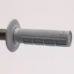 Revêtements de poignées RENTHAL MX picots/semi-gauffré souple gris clair