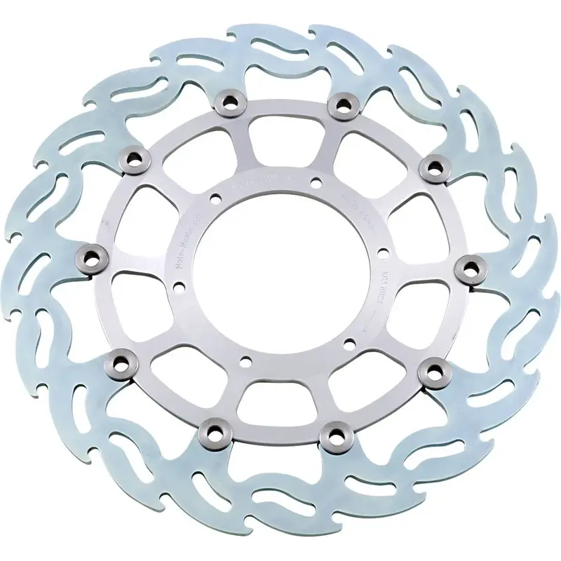 BRAKE ROTOR FLOATING FLAME FLAMED BLACK