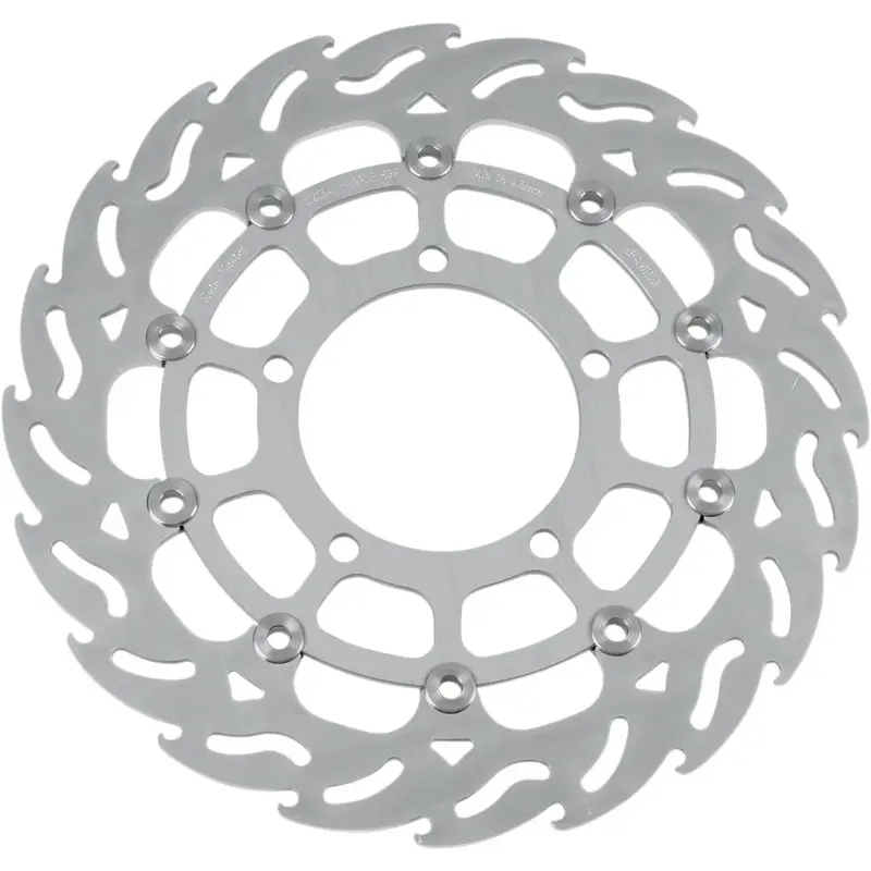 BRAKE ROTOR FLOATING FLAME FLAMED BLACK