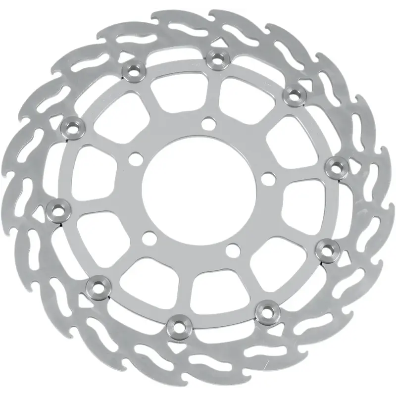 BRAKE ROTOR FLOATING FLAME FLAMED BLACK