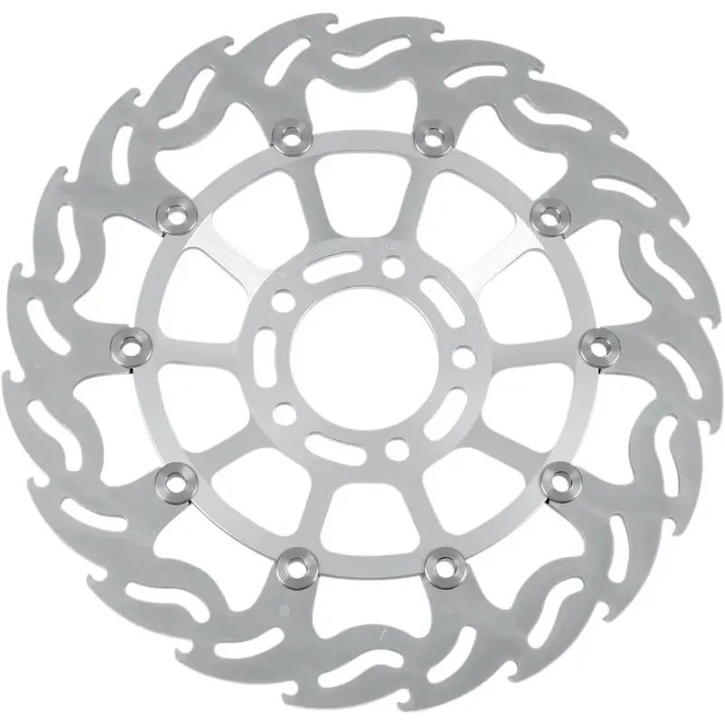 BRAKE ROTOR FLOATING FLAME FLAMED BLACK
