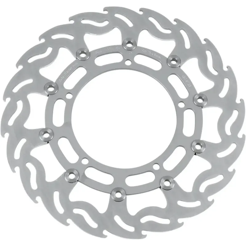 BRAKE ROTOR FLOATING FLAME FLAMED BLACK