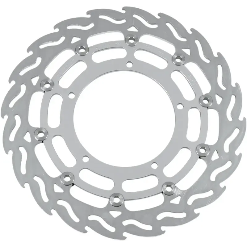 BRAKE ROTOR FLOATING FLAME FLAMED BLACK