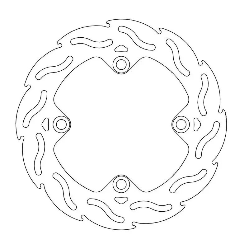 BRAKE ROTOR FIXED FLAME NATURAL