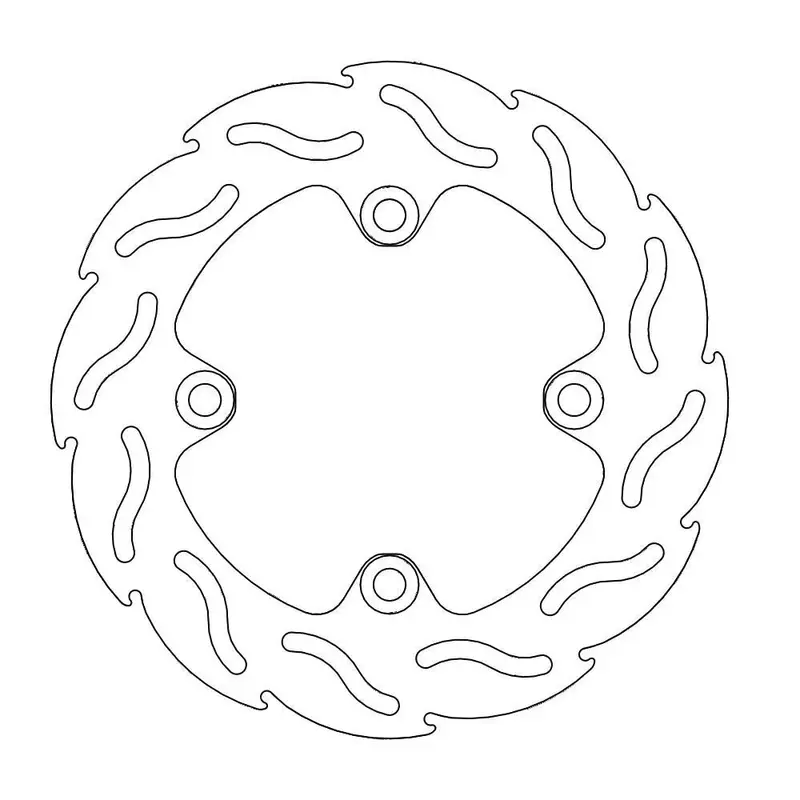 BRAKE ROTOR FIXED FLAME NATURAL