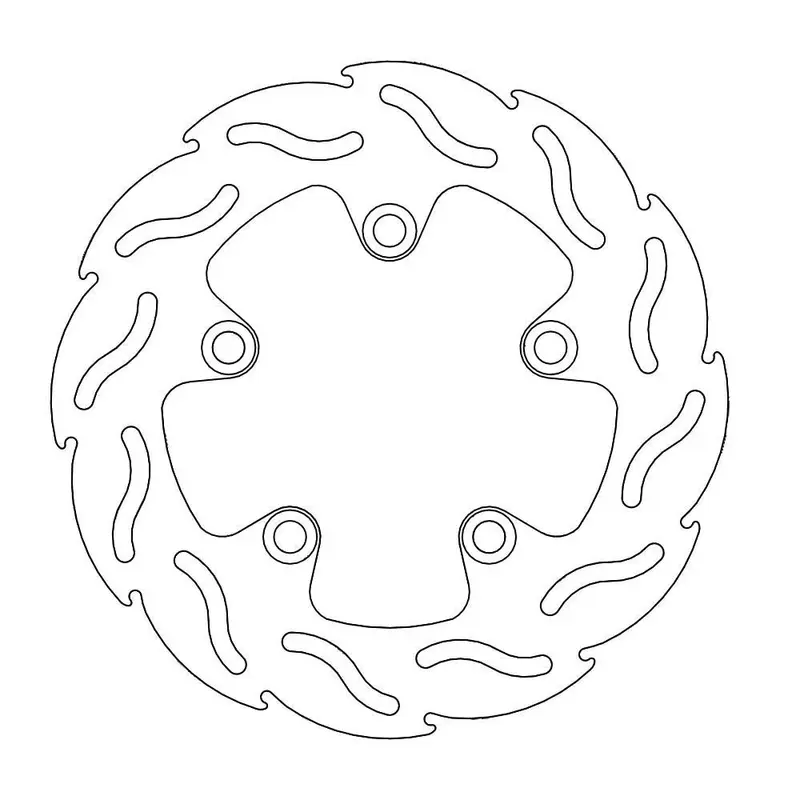 BRAKE ROTOR FIXED FLAME NATURAL