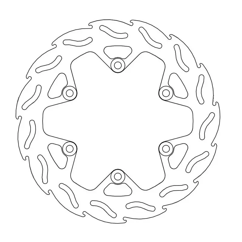 BRAKE ROTOR FIXED FLAME NATURAL