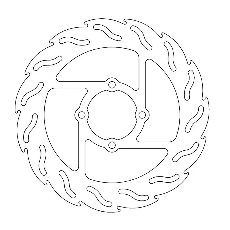 BRAKE ROTOR FIXED FLAME NATURAL