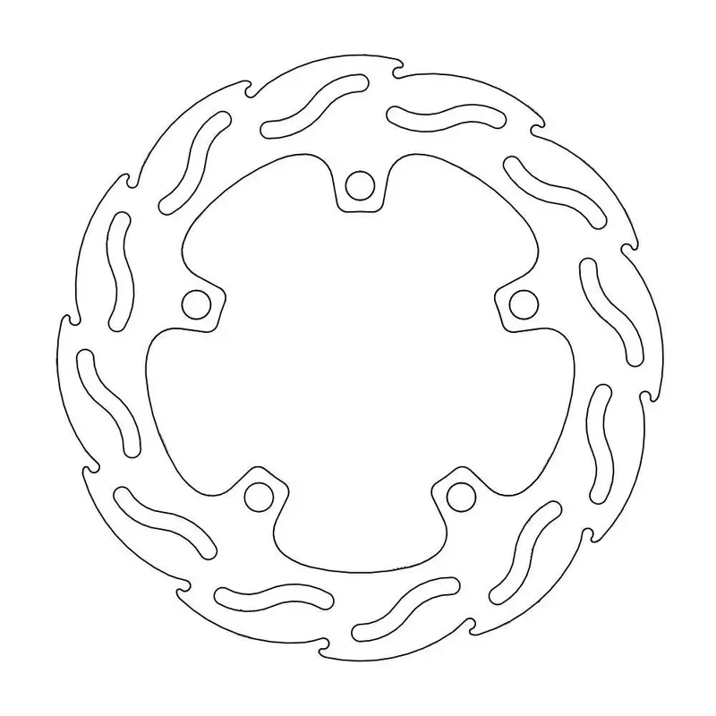 BRAKE ROTOR FIXED FLAME NATURAL
