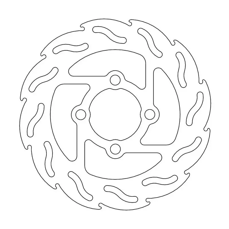 BRAKE ROTOR FIXED FLAME NATURAL