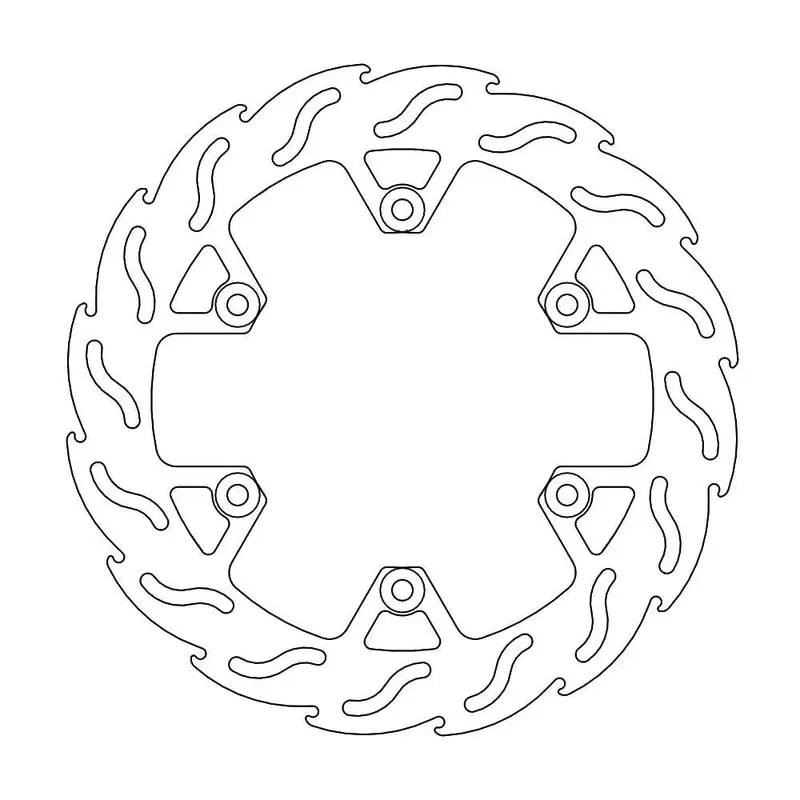 BRAKE ROTOR FIXED FLAME NATURAL