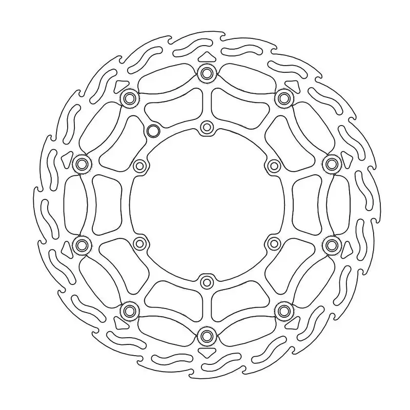 BRAKE ROTOR FLOATING FLAME NATURAL