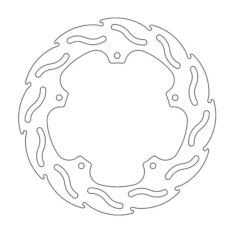 BRAKE ROTOR FIXED FLAME NATURAL