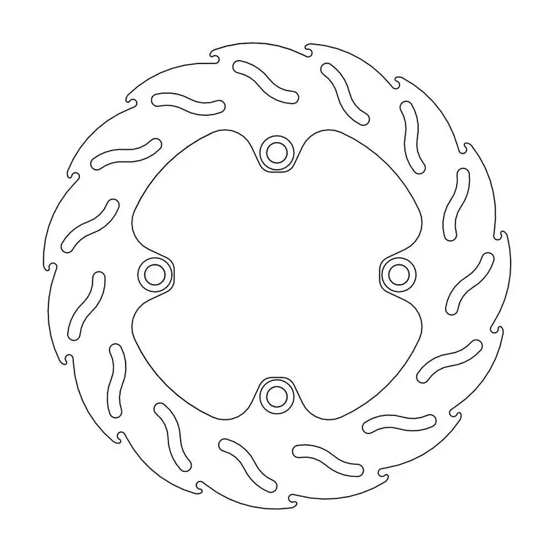 BRAKE ROTOR FIXED FLAME NATURAL