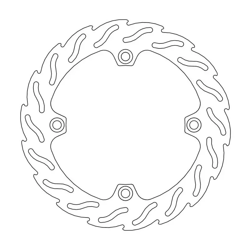 BRAKE ROTOR FIXED FLAME NATURAL