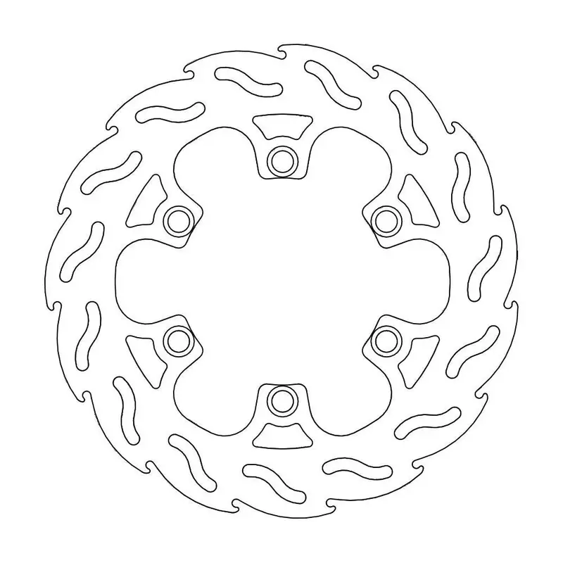 BRAKE ROTOR FIXED FLAME NATURAL