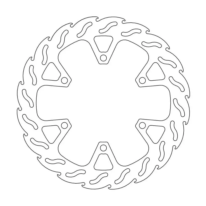 BRAKE ROTOR FIXED FLAME NATURAL