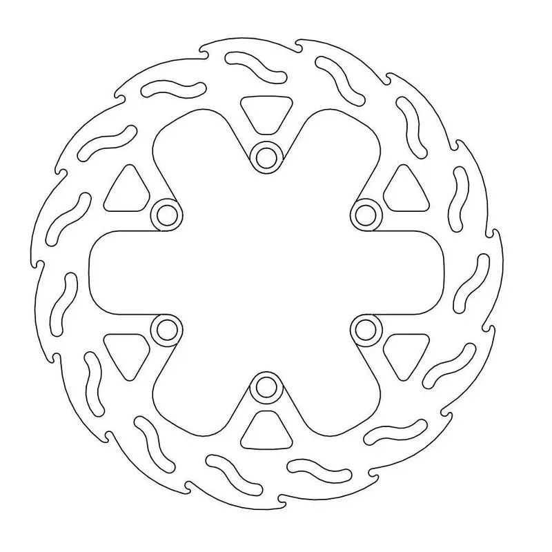 BRAKE ROTOR FIXED FLAME NATURAL