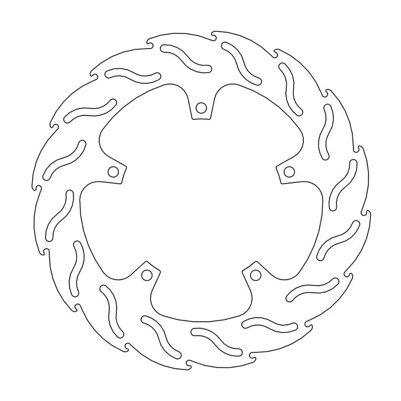 BRAKE ROTOR FIXED FLAME NATURAL