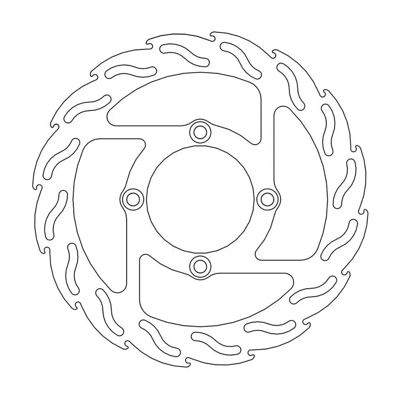 BRAKE ROTOR FIXED FLAME NATURAL