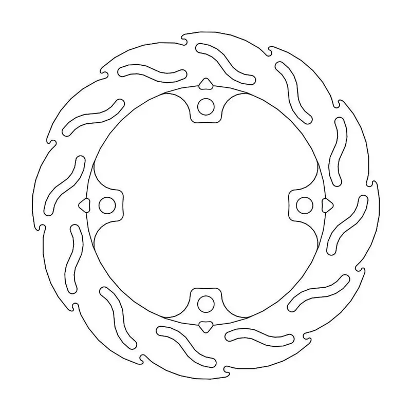BRAKE ROTOR FIXED FLAME NATURAL