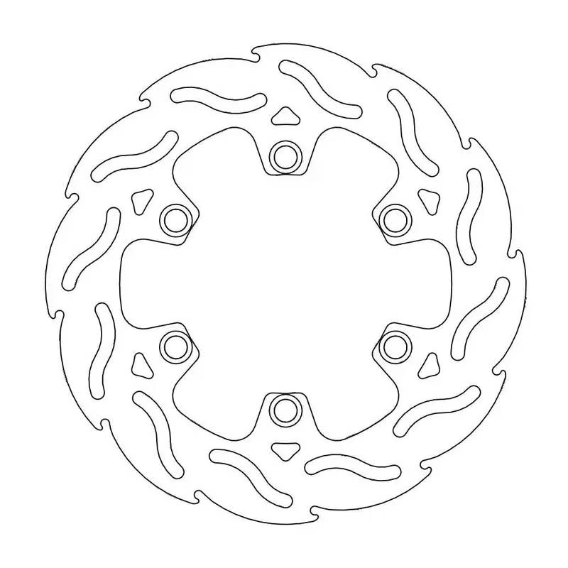 BRAKE ROTOR FIXED FLAME FLAMED NATURAL