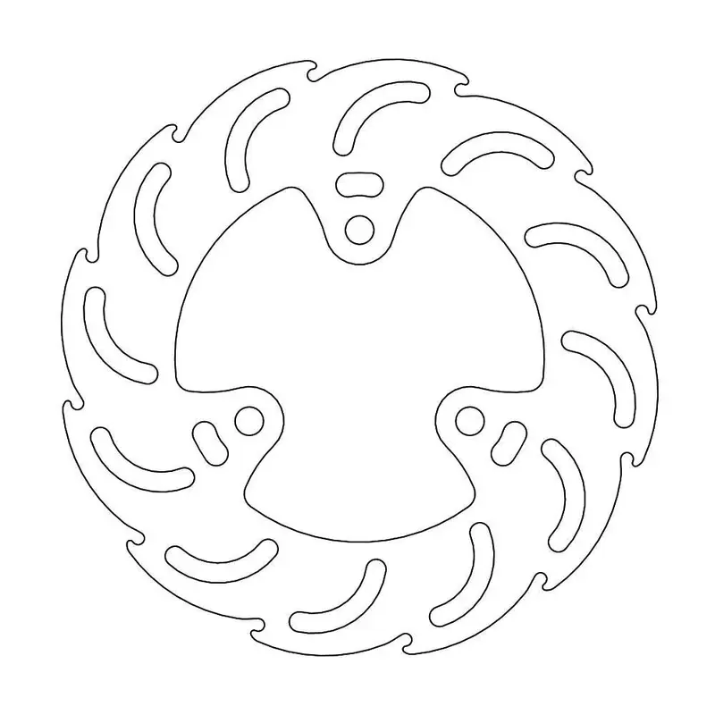 BRAKE ROTOR FIXED FLAME NATURAL